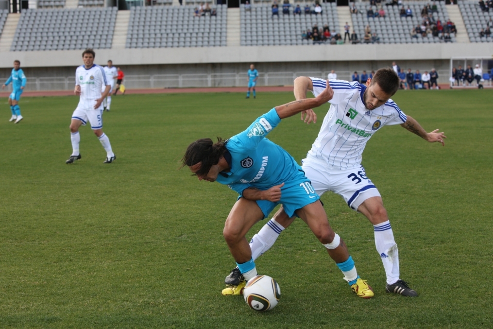 Товарищеский матч ФК «Зенит» — ФК «Динамо» (Киев). 1:2