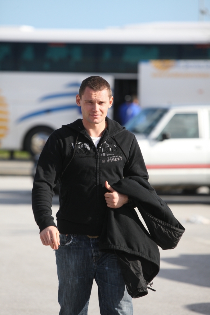 Первый день в команде нового вратаря  Юрия Жевнова