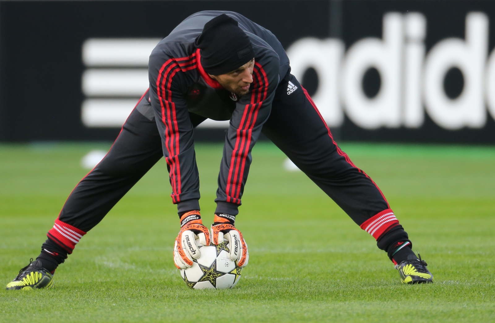 Training of FC «Milan» before UEFA Champions League match FC «Zenit» — FC «Milan»