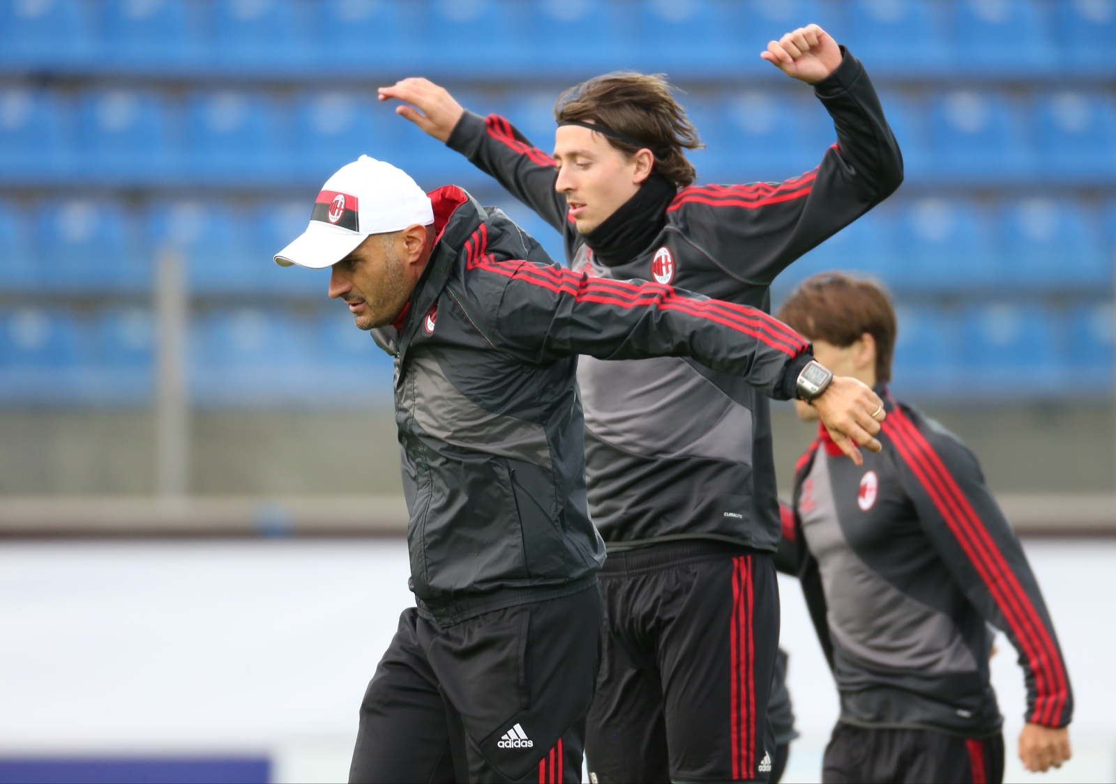 Тренировка ФК «Милан» перед матчем Лиги Чемпионов УЕФА ФК «Зенит» — ФК «Милан»