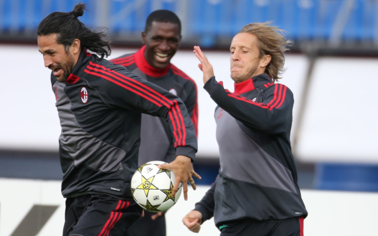 Тренировка ФК «Милан» перед матчем Лиги Чемпионов УЕФА ФК «Зенит» — ФК «Милан»