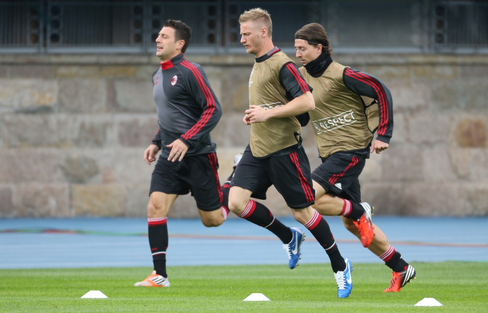 Тренировка ФК «Милан» перед матчем Лиги Чемпионов УЕФА ФК «Зенит» — ФК «Милан»