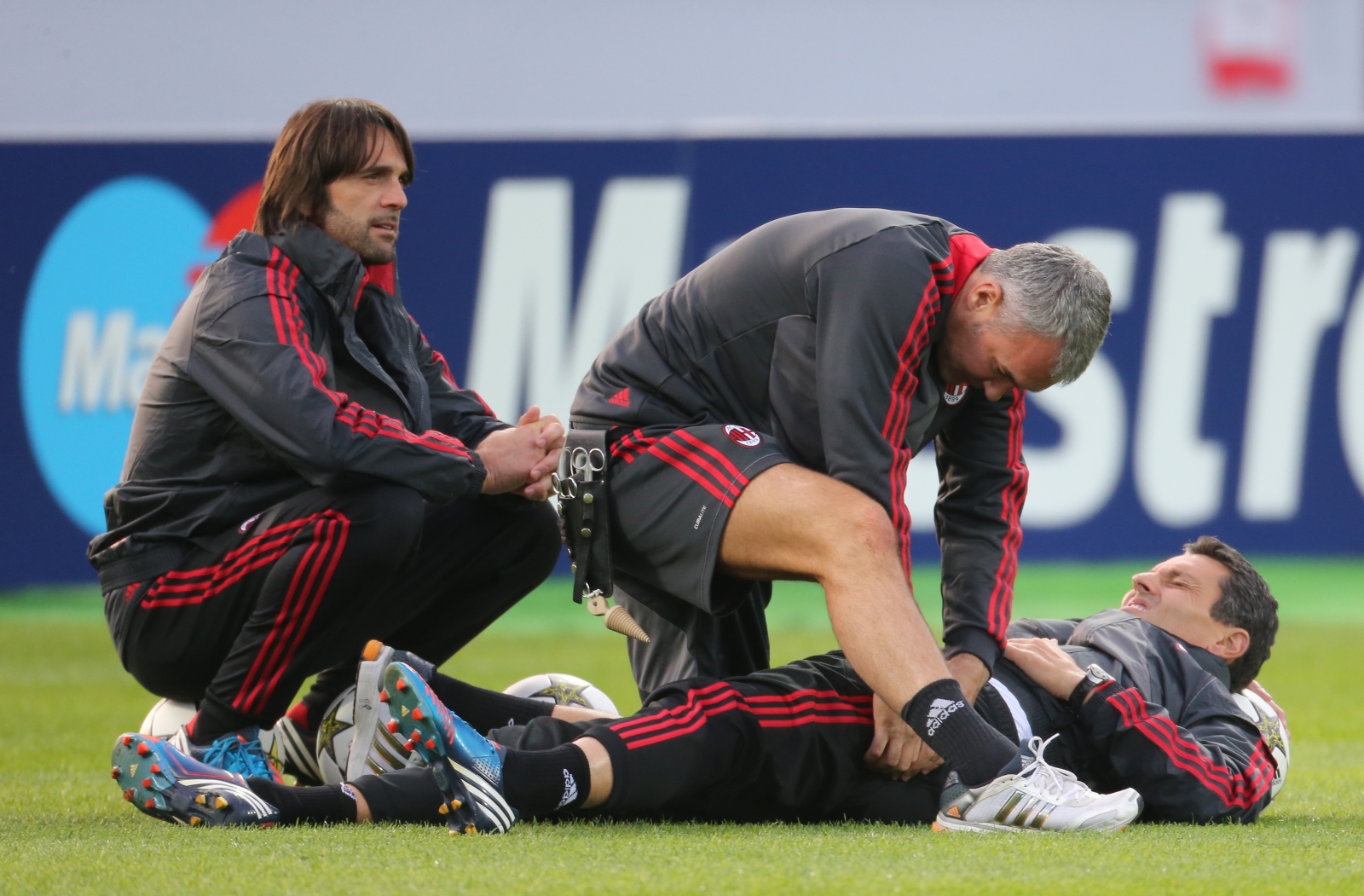 Тренировка ФК «Милан» перед матчем Лиги Чемпионов УЕФА ФК «Зенит» — ФК «Милан»