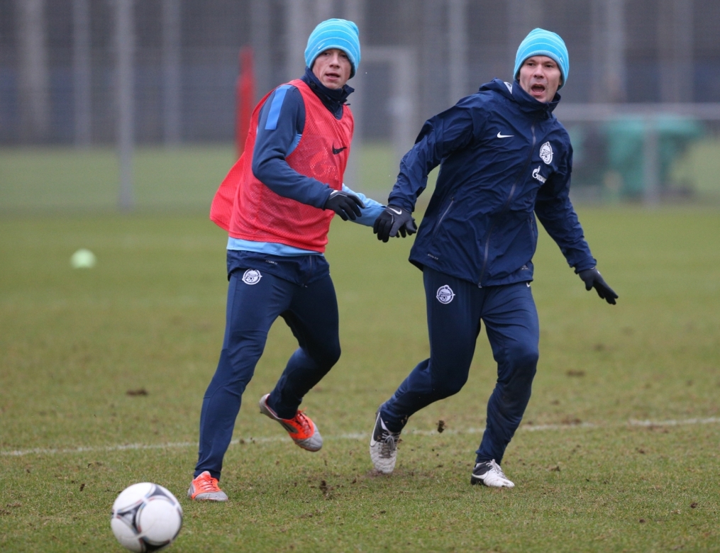 Открытая тренировка  перед матчем 17-го тура Чемпионата России c ЦСКА