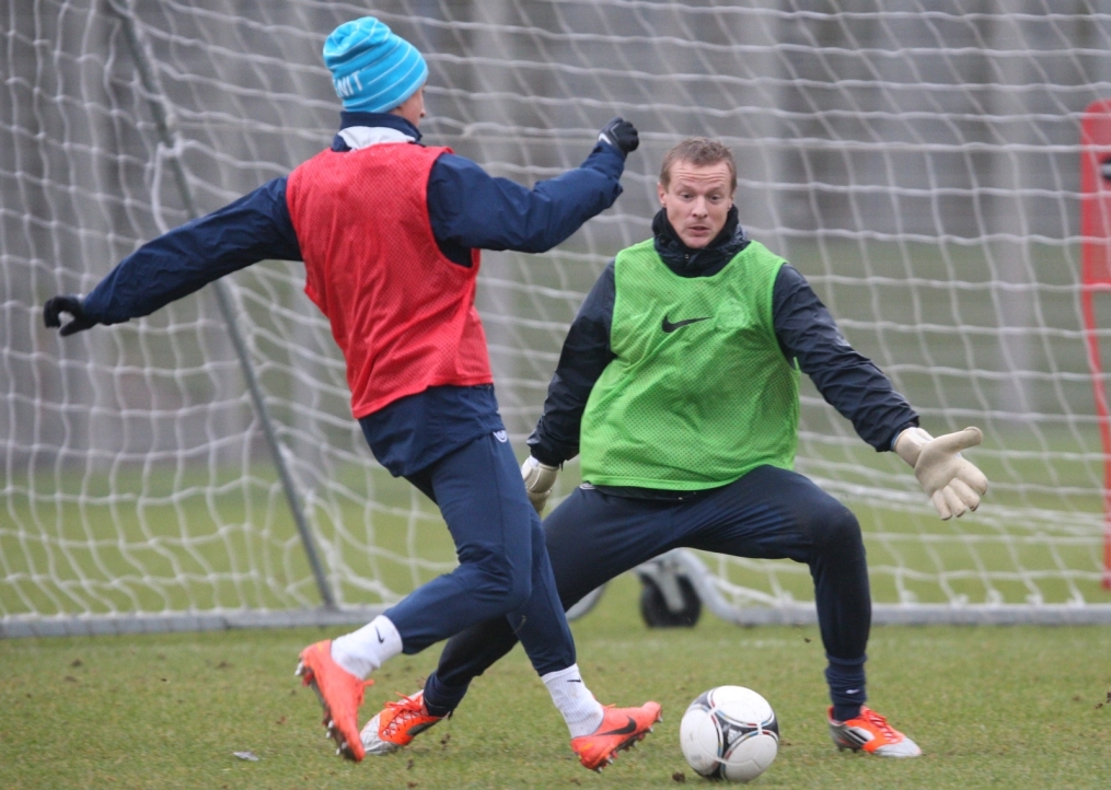 Открытая тренировка  перед матчем 17-го тура Чемпионата России c ЦСКА