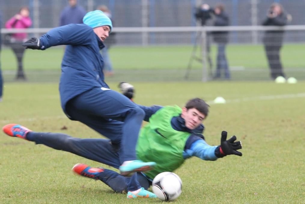 Открытая тренировка  перед матчем 17-го тура Чемпионата России c ЦСКА