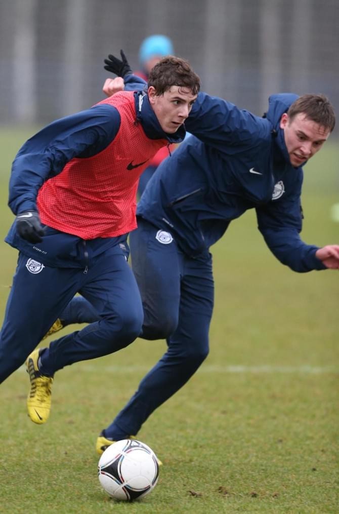 Открытая тренировка  перед матчем 17-го тура Чемпионата России c ЦСКА