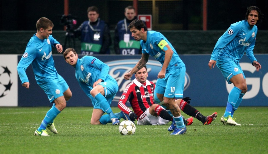 Лига чемпионов УЕФА 2012/2013. «Милан» — «Зенит»