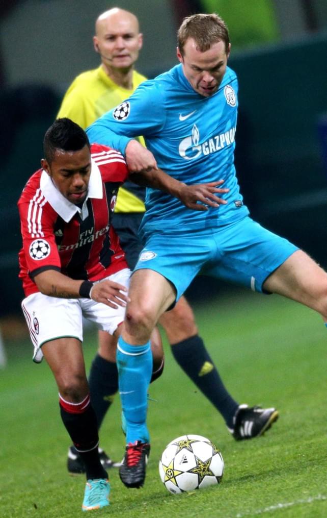 Лига чемпионов УЕФА 2012/2013. «Милан» — «Зенит»