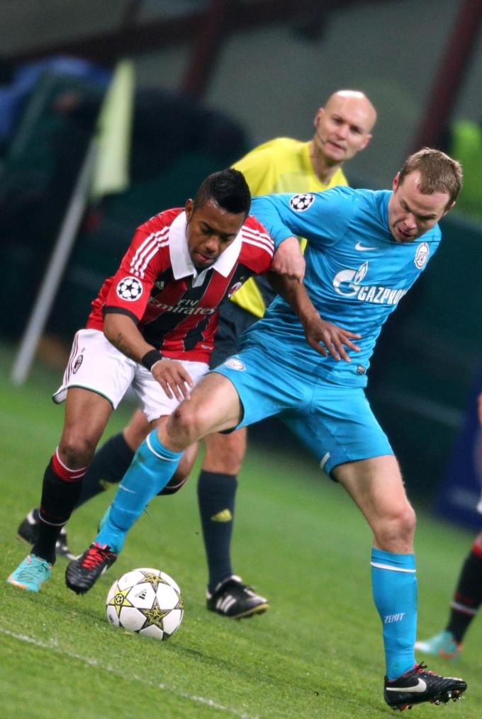 Лига чемпионов УЕФА 2012/2013. «Милан» — «Зенит»