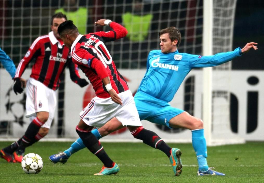 Лига чемпионов УЕФА 2012/2013. «Милан» — «Зенит»