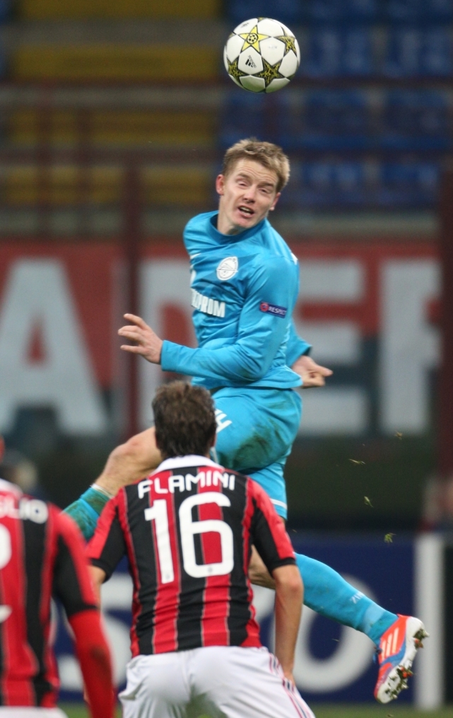 Лига Чемпионов УЕФА 2012/2013, 6-й тур. Матч Милан — Зенит