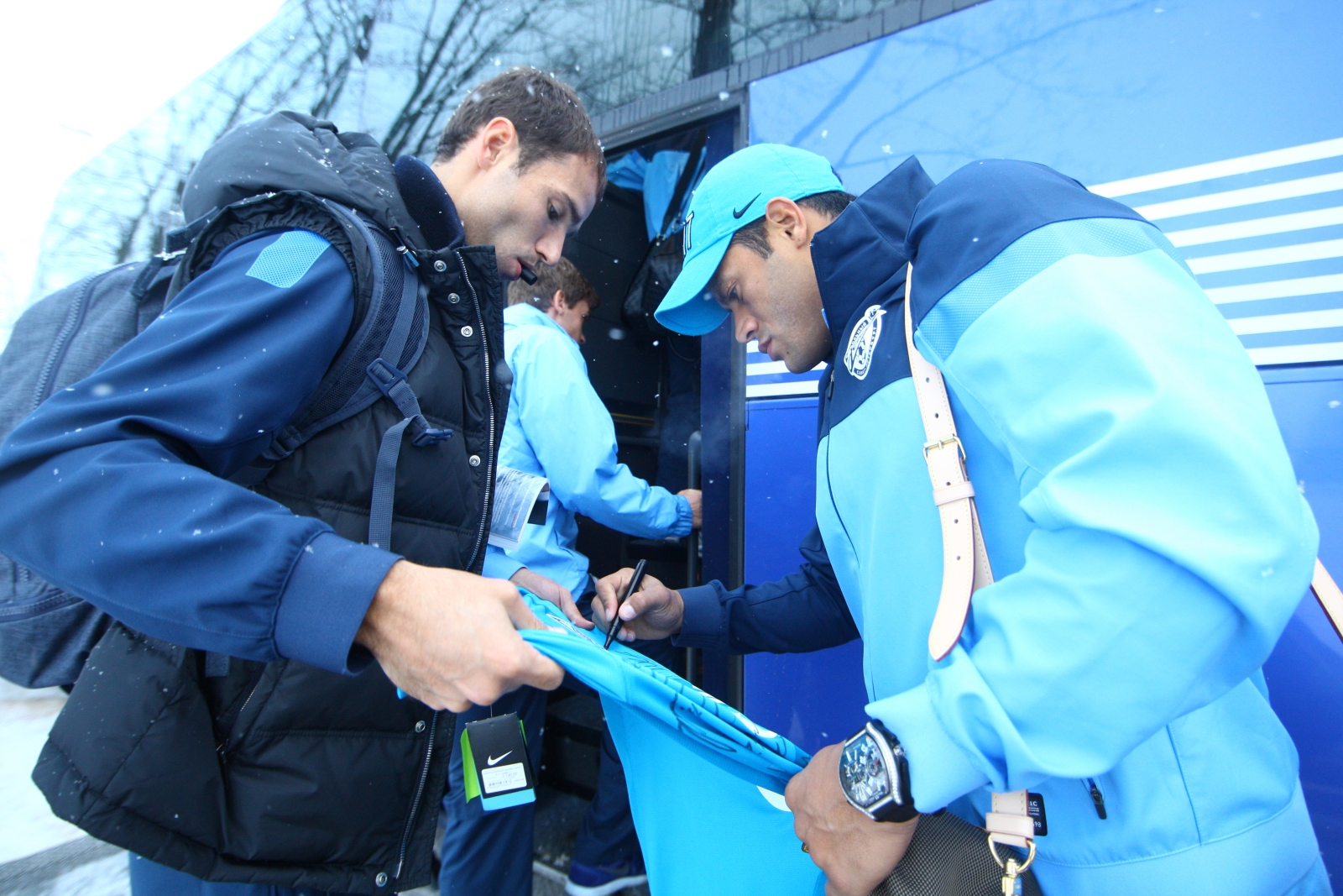 Отъезд команды на матч  «Зенит» — «Ливерпуль»