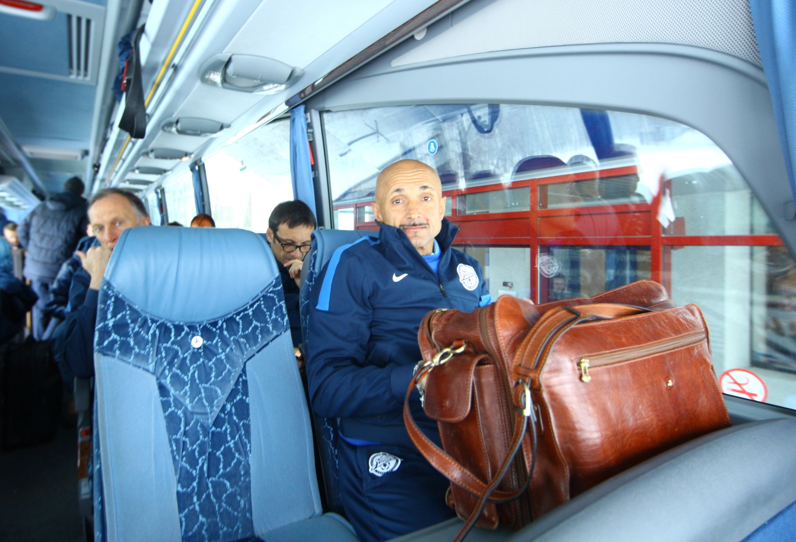 Отъезд команды на матч  «Зенит» — «Ливерпуль»