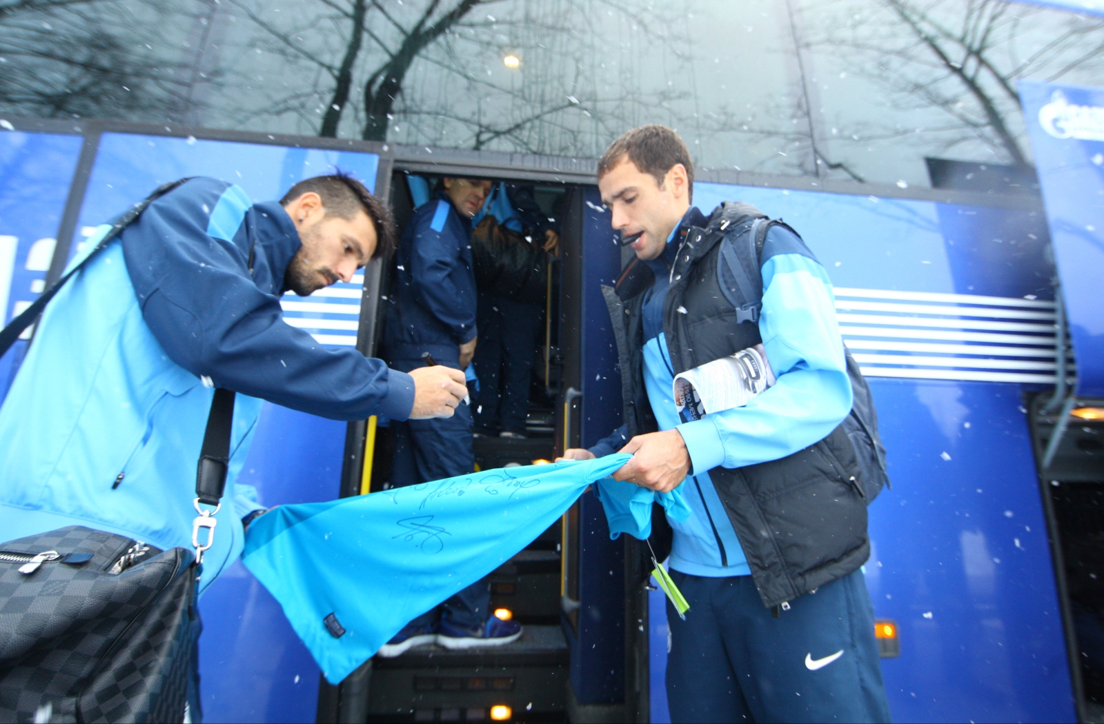 Отъезд команды на матч  «Зенит» — «Ливерпуль»