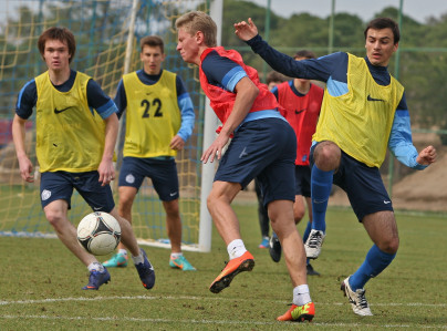 Третий зимний сбор молодежного состава «Зенита». 19 февраля