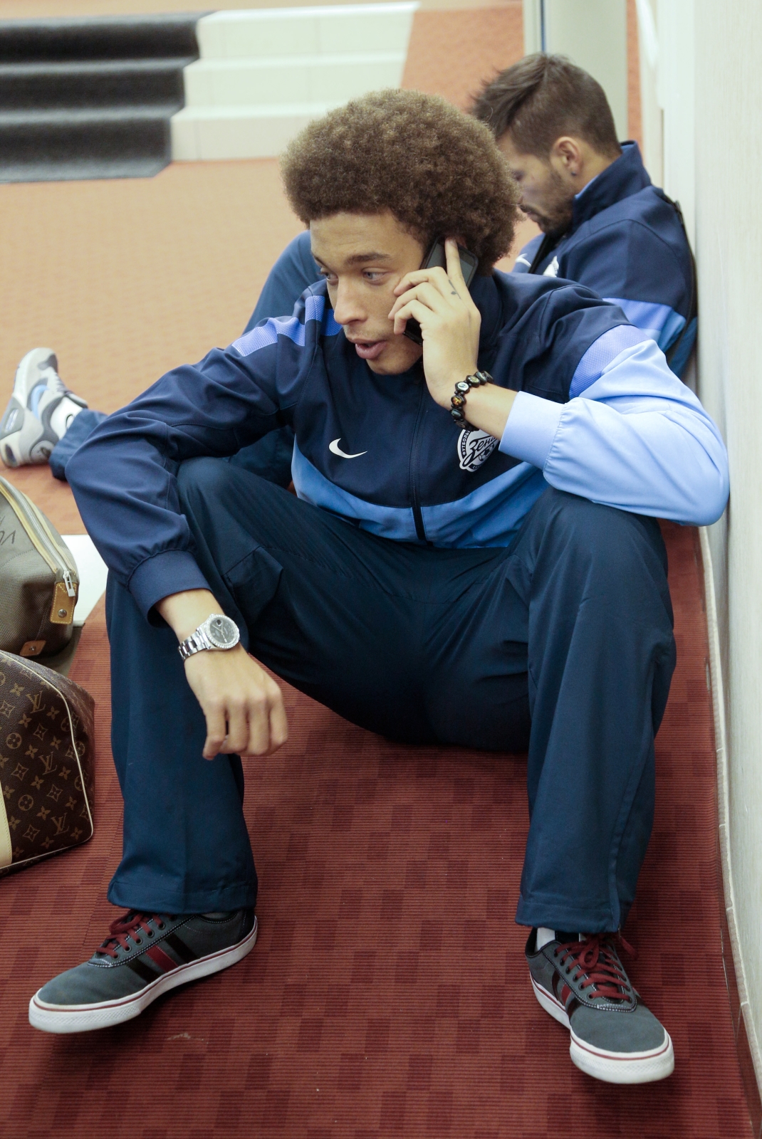 Вылет команды на матч «Зенит» — «Ливерпуль»