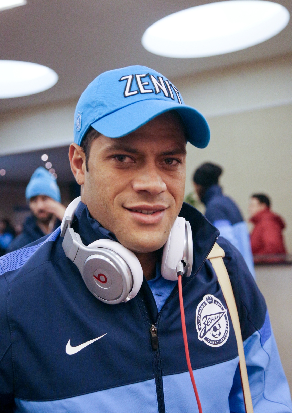 Вылет команды на матч «Зенит» — «Ливерпуль»