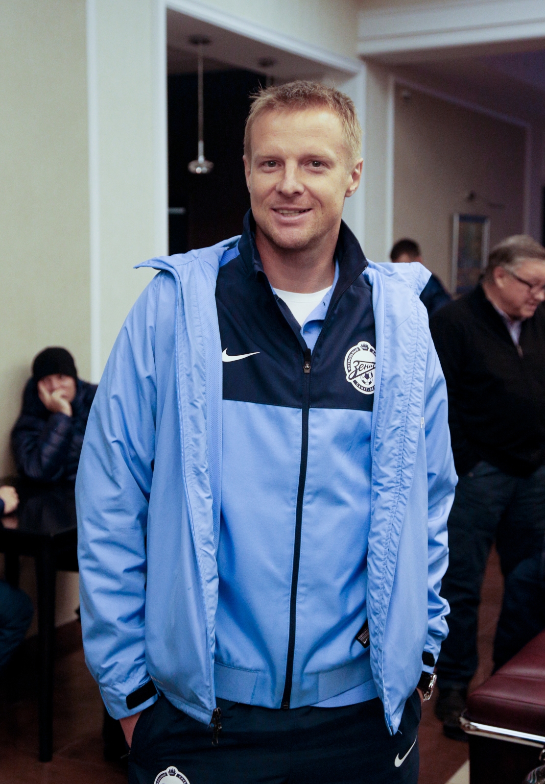 Вылет команды на матч «Зенит» — «Ливерпуль»