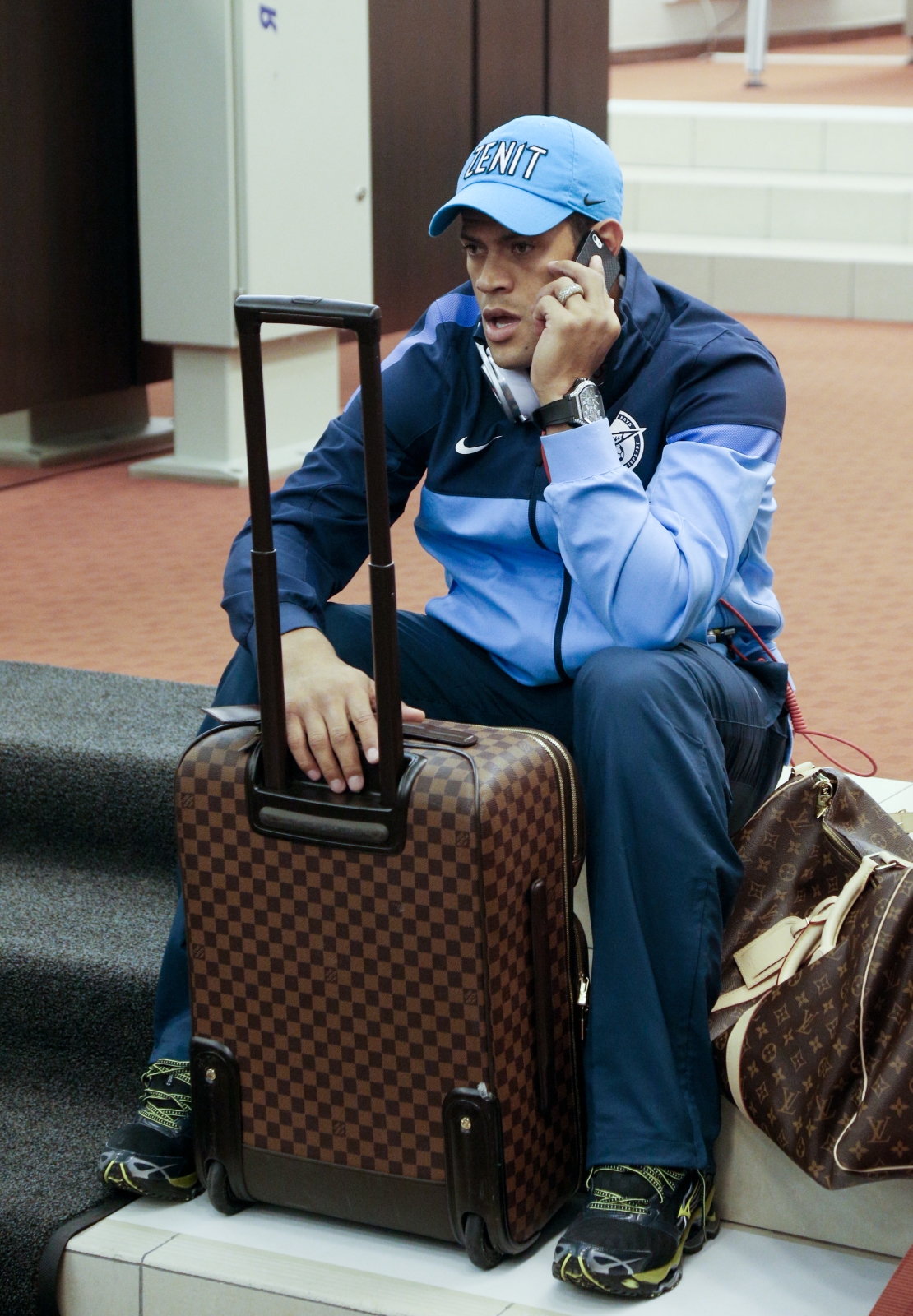 Вылет команды на матч «Зенит» — «Ливерпуль»