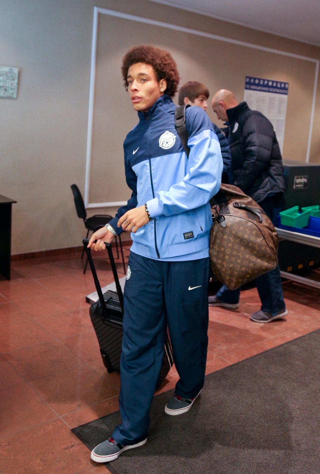 Вылет команды на матч «Зенит» — «Ливерпуль»