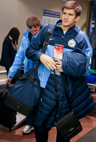 Вылет команды на матч «Зенит» — «Ливерпуль»