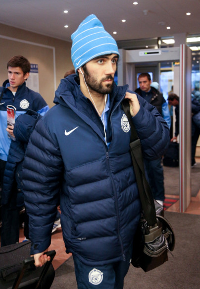 Вылет команды на матч «Зенит» — «Ливерпуль»