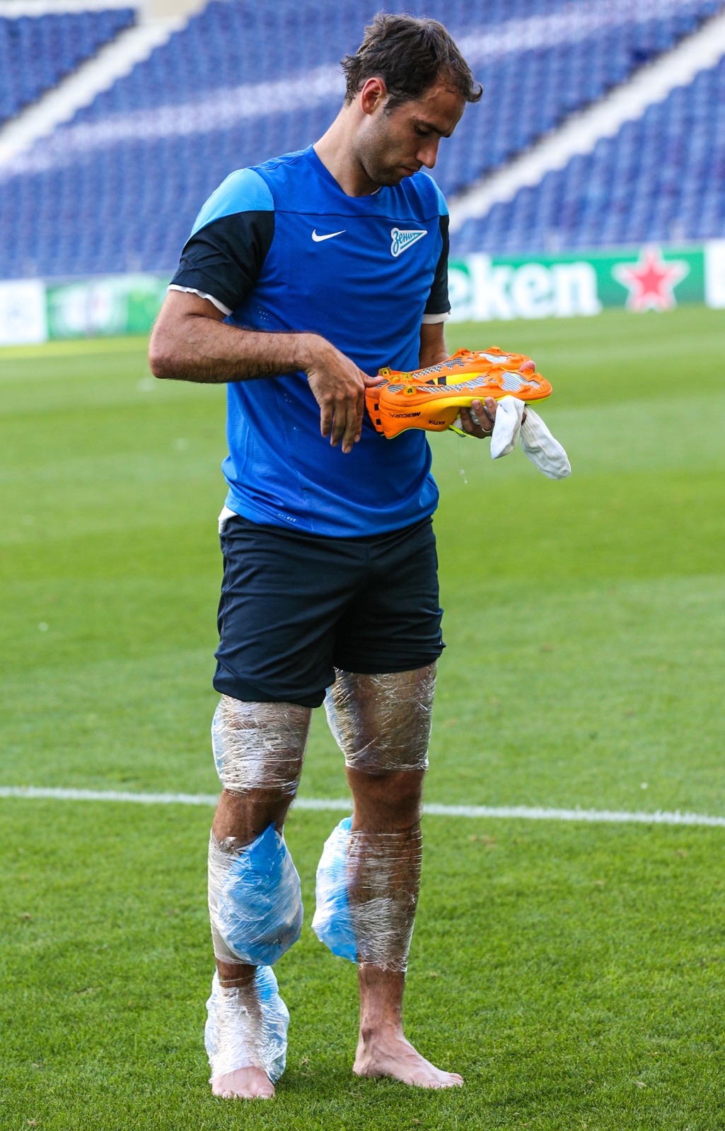 Тренировка «Зенита» перед матчем «Пасуш де Феррейра» — «Зенит».