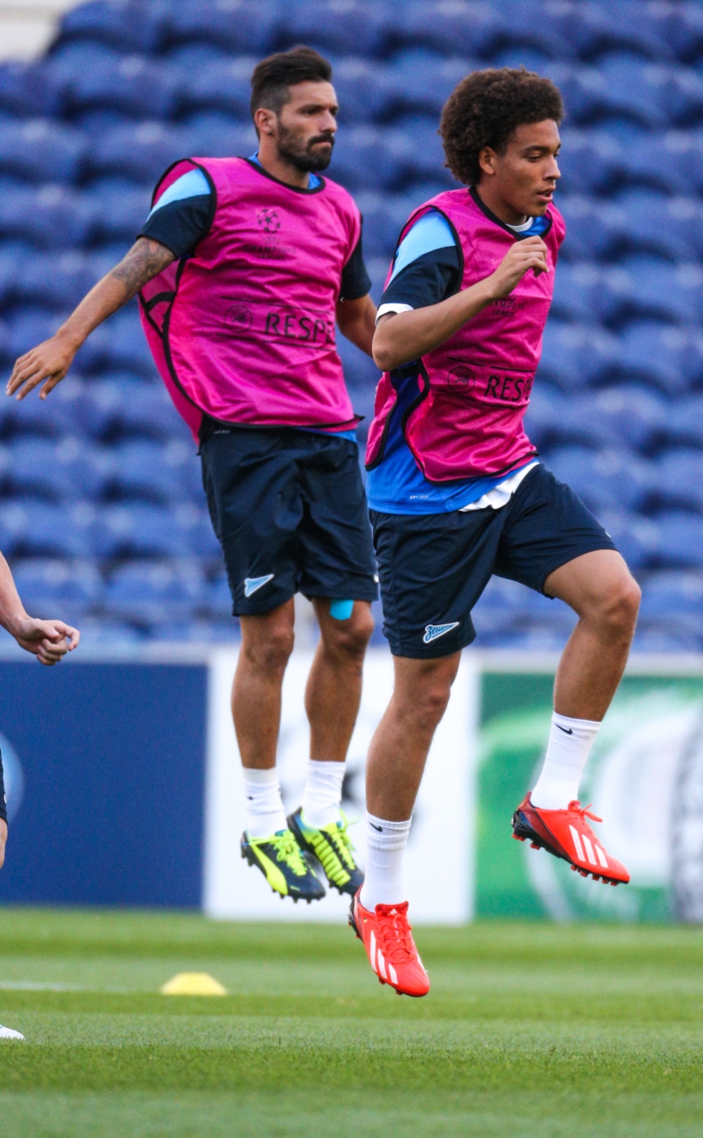 Тренировка «Зенита» перед матчем «Пасуш де Феррейра» — «Зенит».