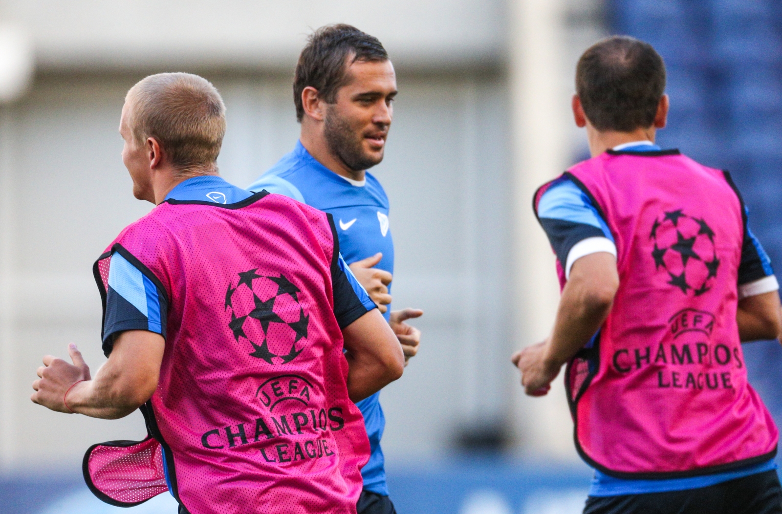 Тренировка «Зенита» перед матчем «Пасуш де Феррейра» — «Зенит».