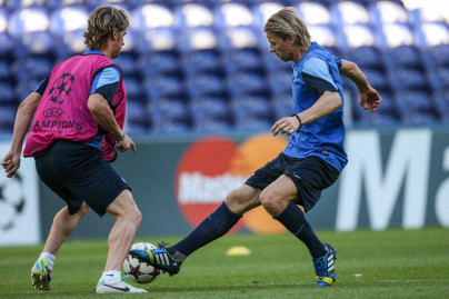 Тренировка «Зенита» перед матчем «Пасуш де Феррейра» — «Зенит».