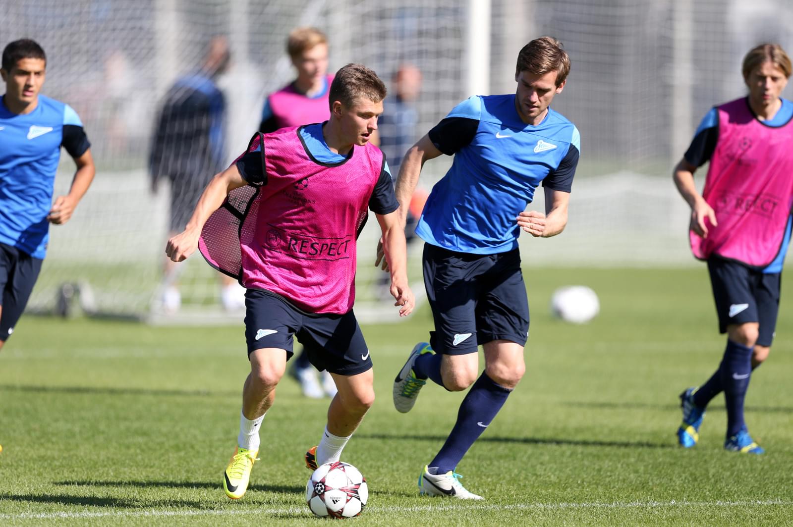 Тренировка «Зенита» перед  матчем «Зенит» — «Пасуш де Феррейра».