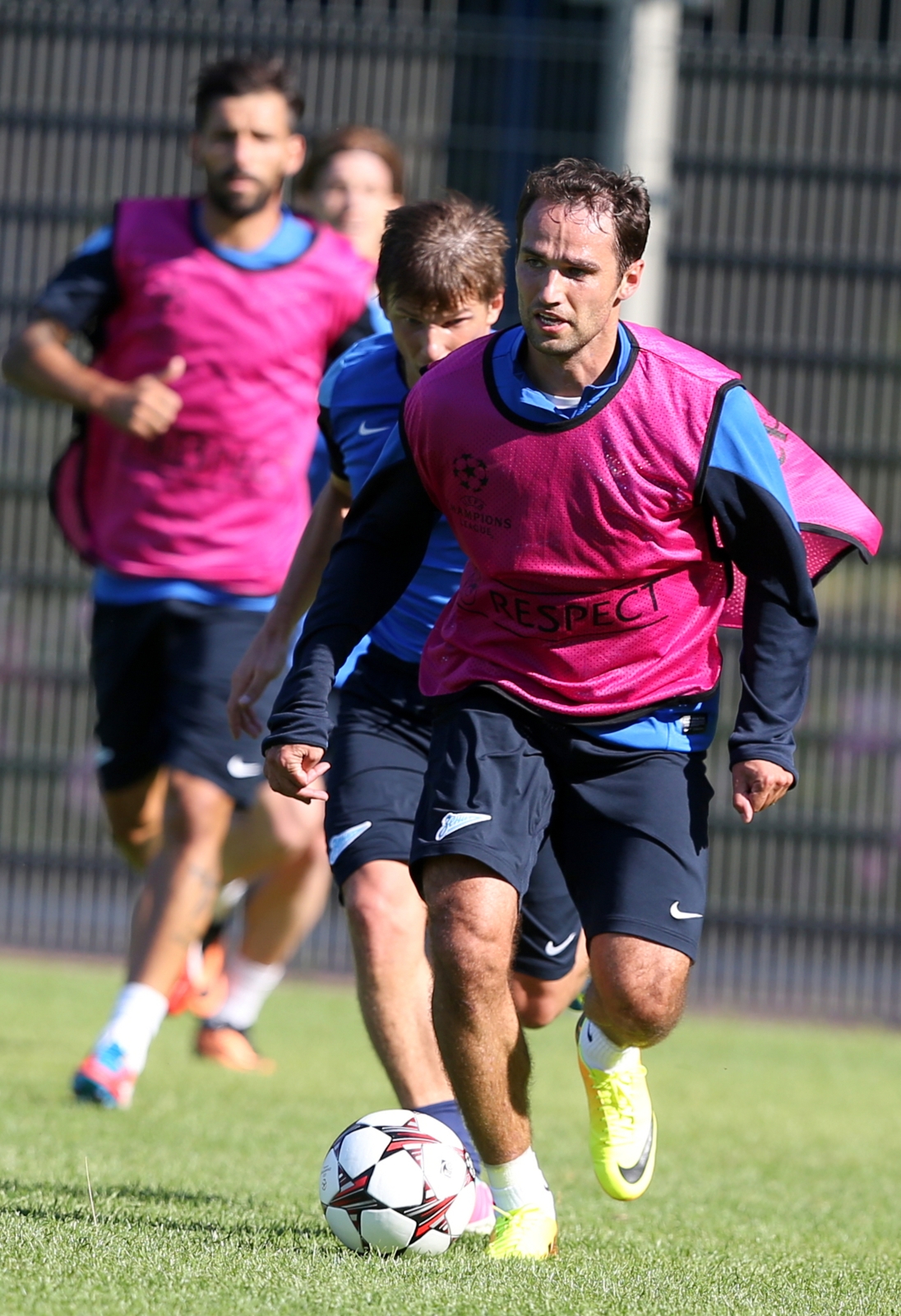 Тренировка «Зенита» перед  матчем «Зенит» — «Пасуш де Феррейра».