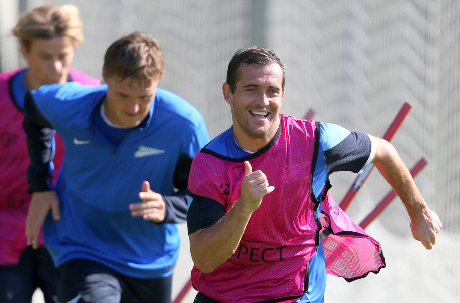 Тренировка «Зенита» перед  матчем «Зенит» — «Пасуш де Феррейра».