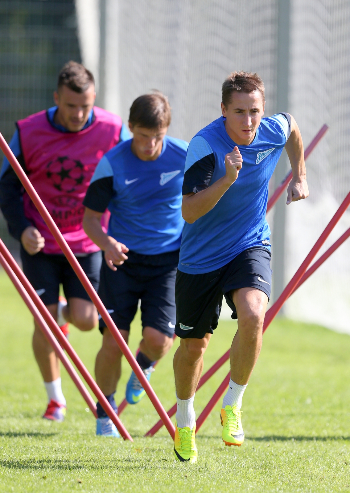 Тренировка «Зенита» перед  матчем «Зенит» — «Пасуш де Феррейра».