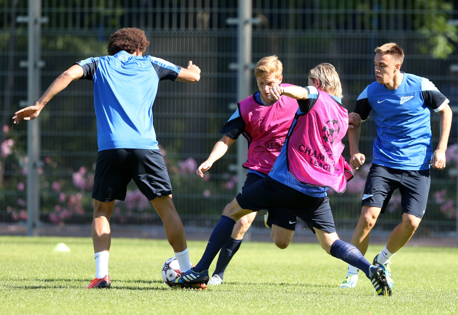 Тренировка «Зенита» перед  матчем «Зенит» — «Пасуш де Феррейра».