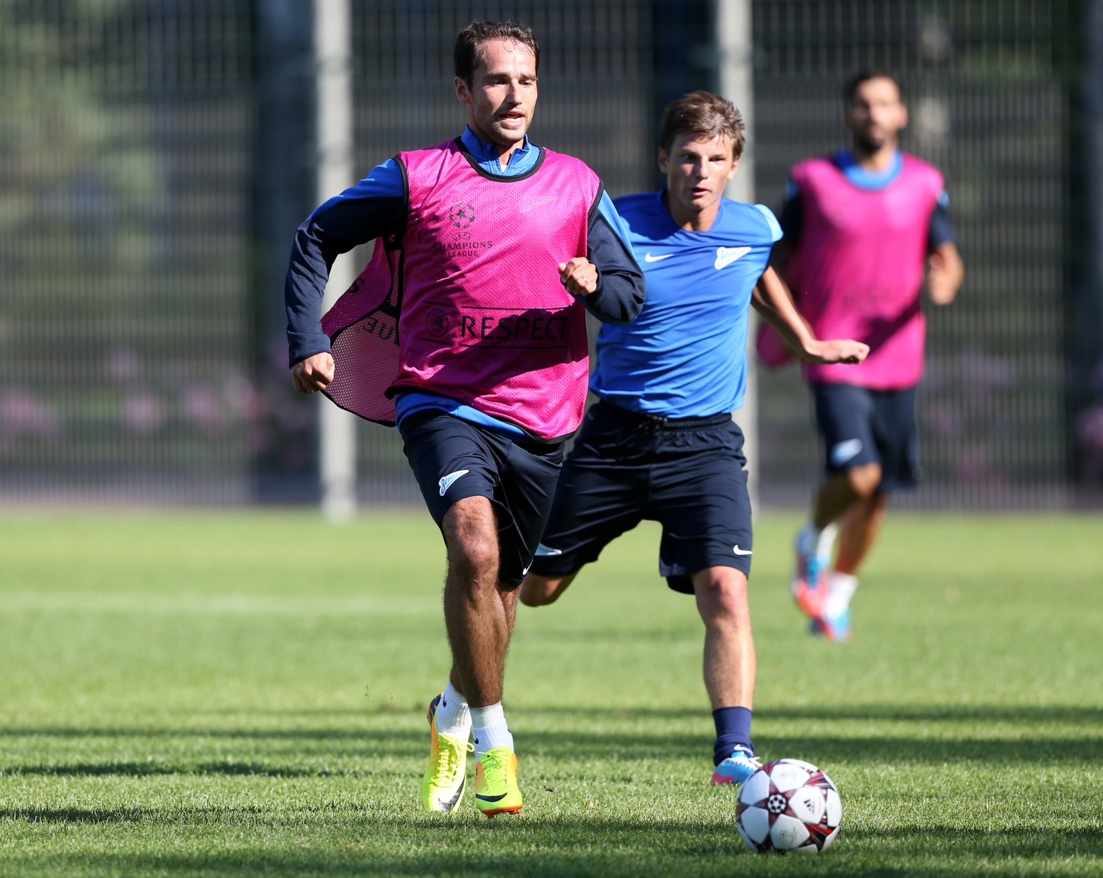 Тренировка «Зенита» перед  матчем «Зенит» — «Пасуш де Феррейра».