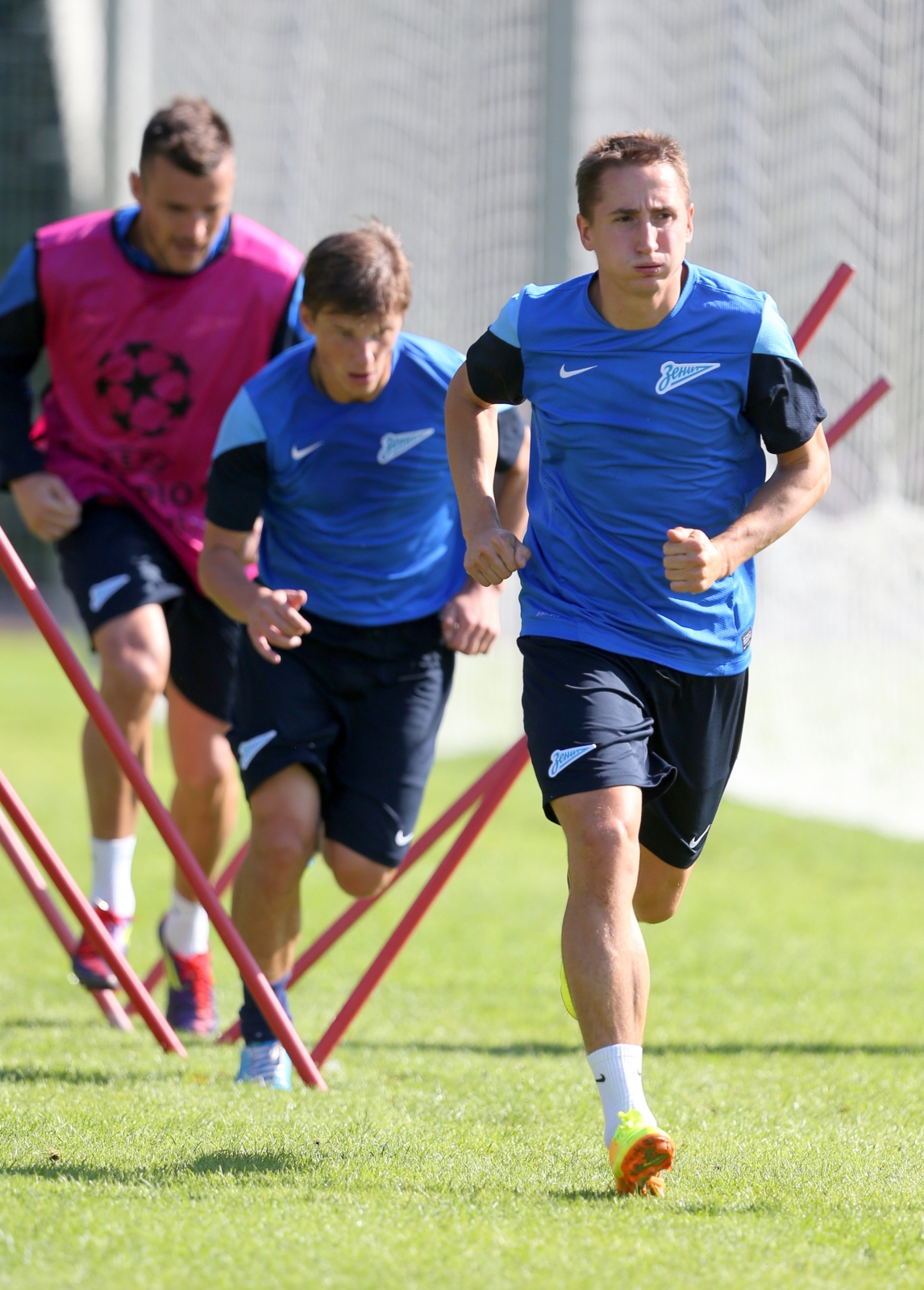 Тренировка «Зенита» перед  матчем «Зенит» — «Пасуш де Феррейра».