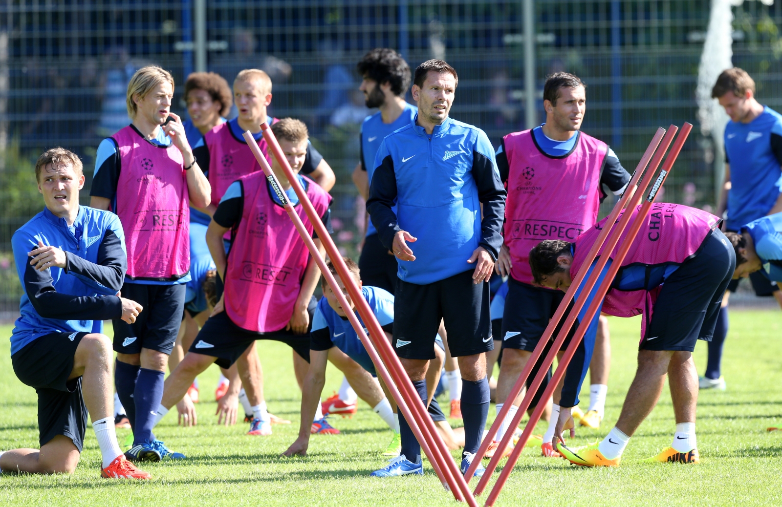 Тренировка «Зенита» перед  матчем «Зенит» — «Пасуш де Феррейра».