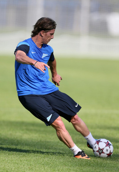 Тренировка «Зенита» перед  матчем «Зенит» — «Пасуш де Феррейра».