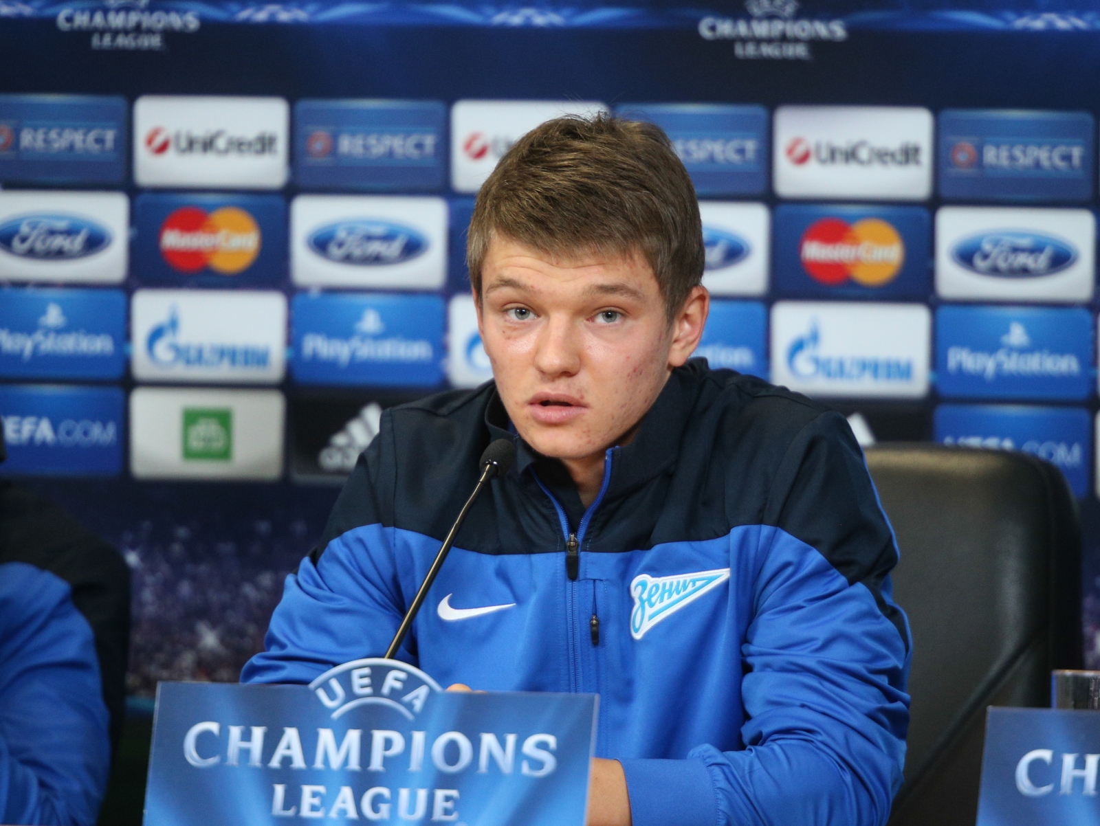 Пресс-конференция главного тренера «Зенита» Лучано Спаллетти перед матчем Лиги Чемпионов с «Атлетико»