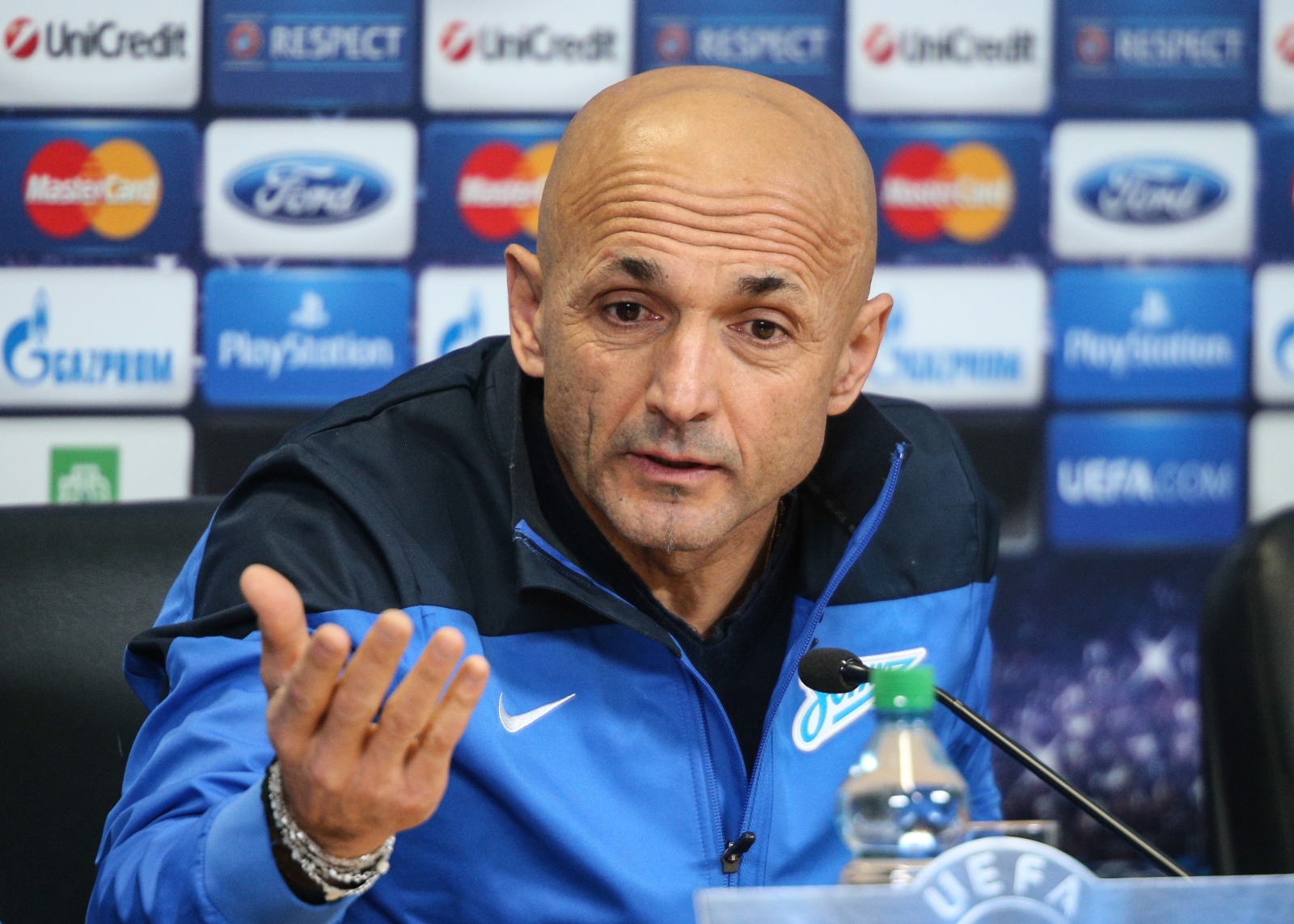 Пресс-конференция главного тренера «Зенита» Лучано Спаллетти перед матчем Лиги Чемпионов с «Атлетико»