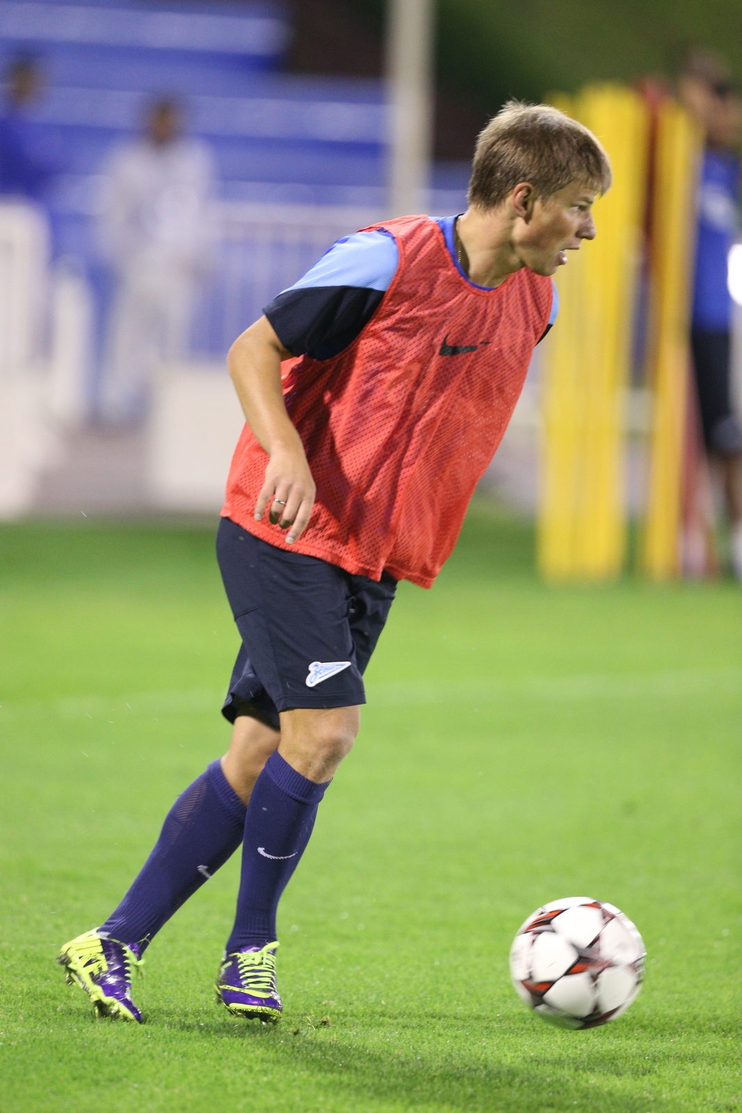 Зимние сборы «Зенита» в Дохе, вечерняя тренировка