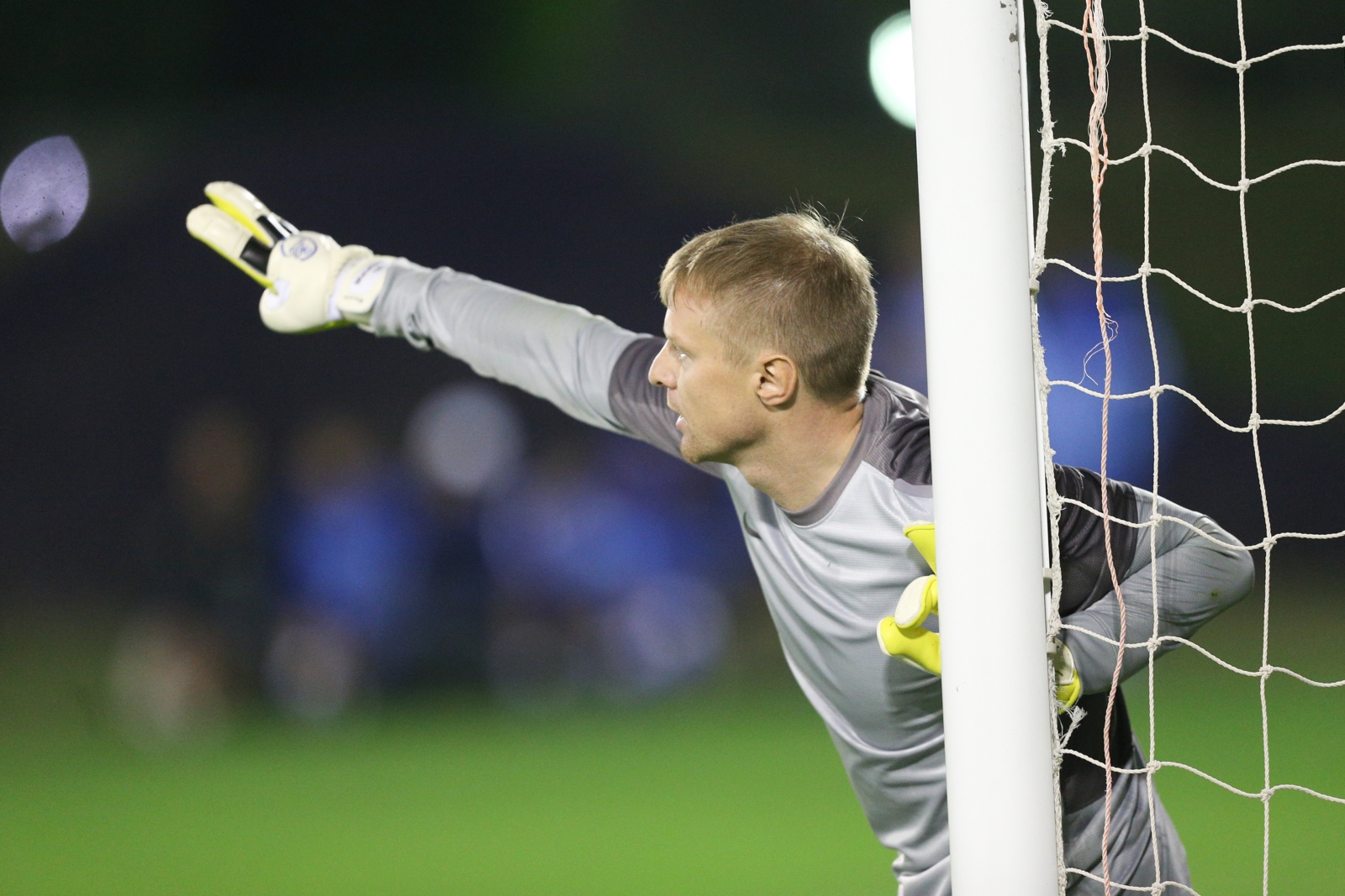 Зимние сборы «Зенита» в Дохе, вечерняя тренировка