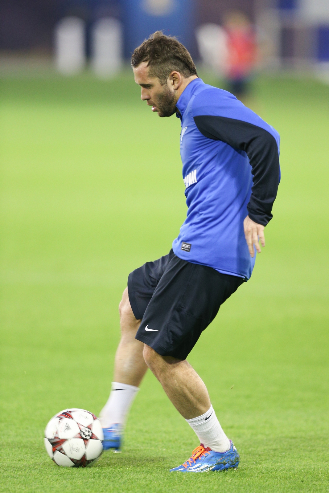 Зимние сборы «Зенита» в Дохе, вечерняя тренировка