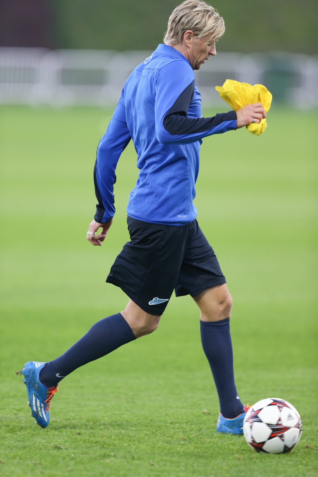 Зимние сборы «Зенита» в Дохе, вечерняя тренировка