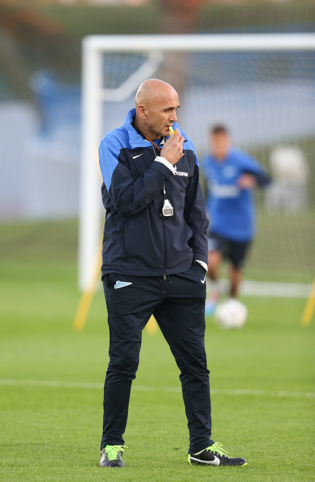 Зимние сборы «Зенита» в Дохе, вечерняя тренировка