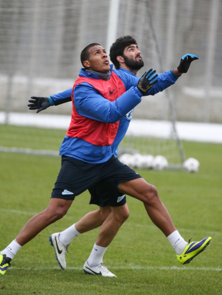 Тренировка основного состава ФК «Зенит»