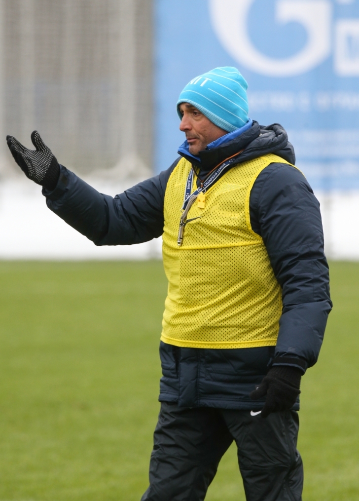 Тренировка основного состава ФК «Зенит»