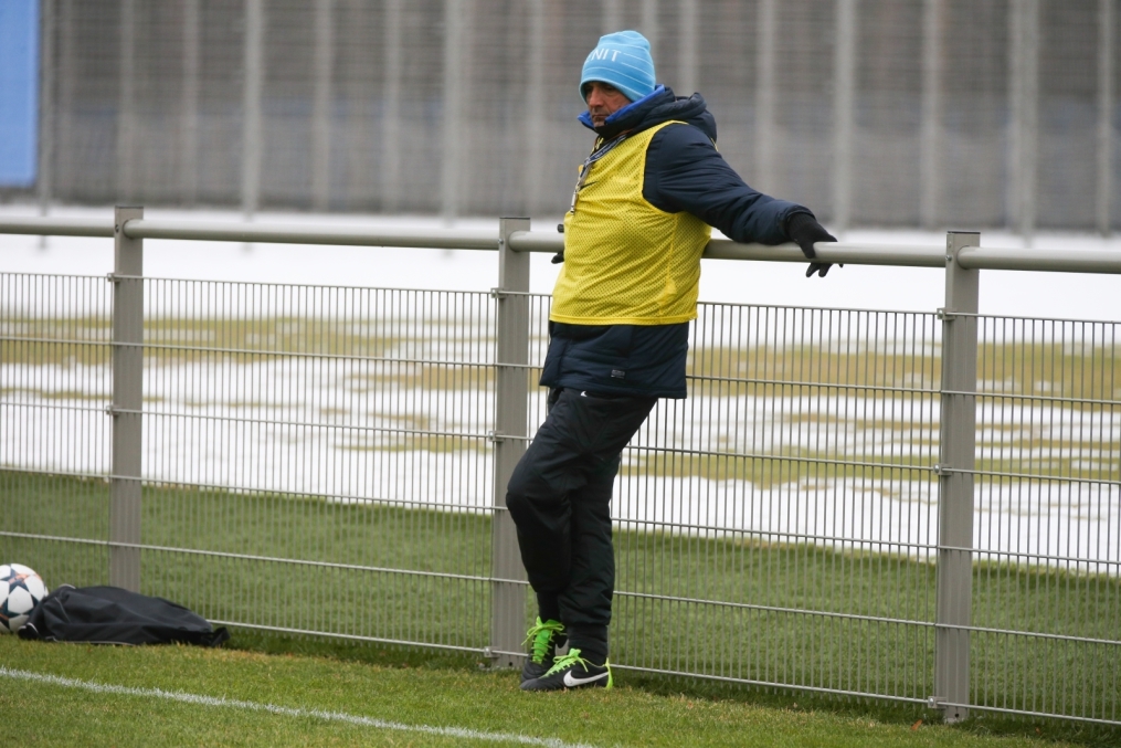 Тренировка основного состава ФК «Зенит»